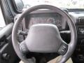 Agate Black 2002 Jeep Wrangler X 4x4 Steering Wheel