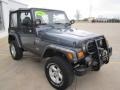 Steel Blue Pearl 2002 Jeep Wrangler X 4x4 Exterior