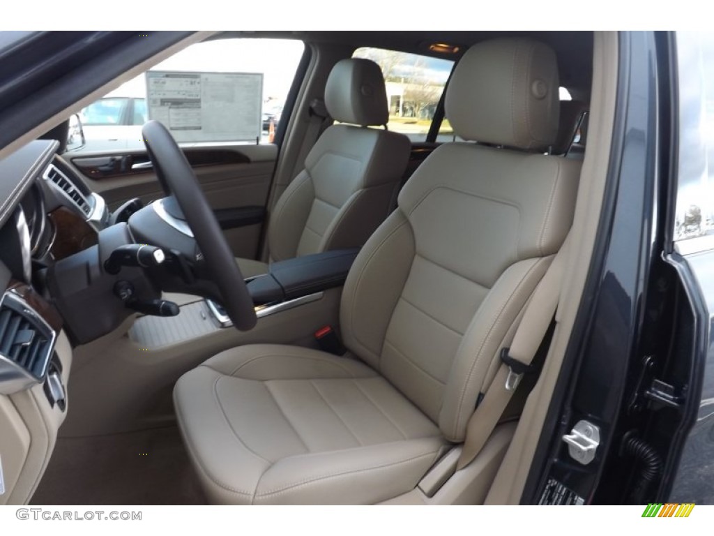 Almond Beige Interior 2013 Mercedes-Benz ML 550 4Matic Photo #74681718
