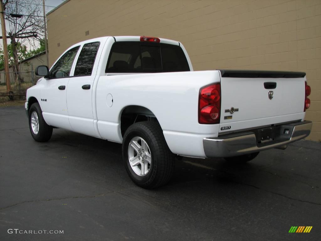 2008 Ram 1500 Lone Star Edition Quad Cab - Bright White / Medium Slate Gray photo #7