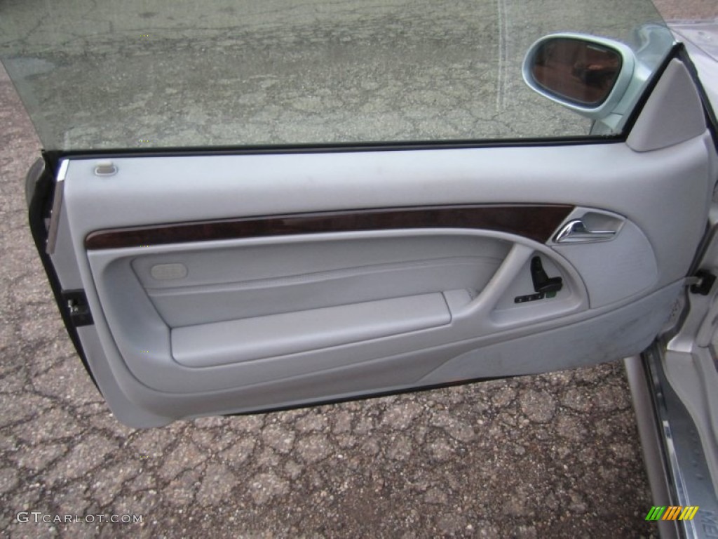 1999 Mercedes-Benz SL 500 Roadster Ash Door Panel Photo #74682876