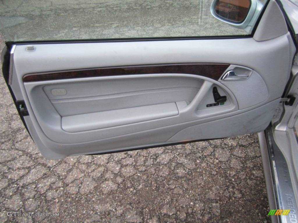 1999 Mercedes-Benz SL 500 Roadster Ash Door Panel Photo #74682882