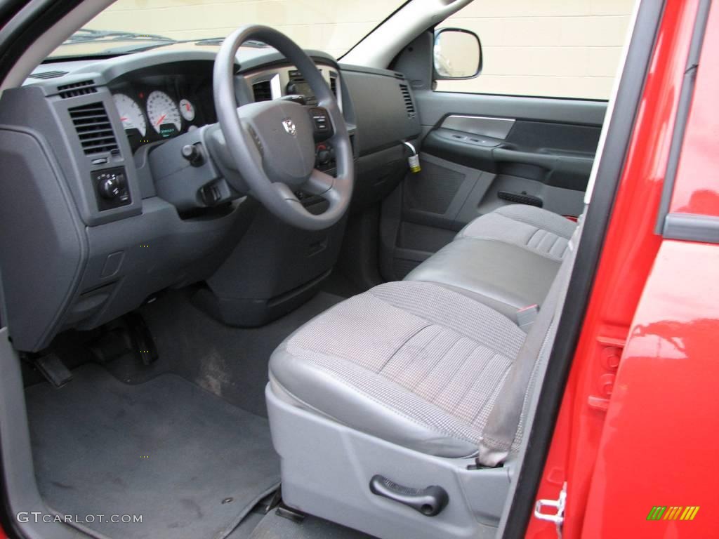 2008 Ram 1500 Lone Star Edition Quad Cab - Flame Red / Medium Slate Gray photo #12