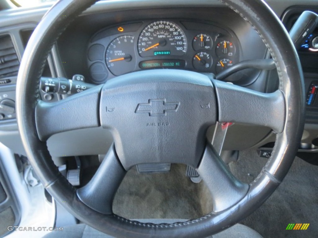 2005 Silverado 1500 LS Crew Cab - Summit White / Dark Charcoal photo #37