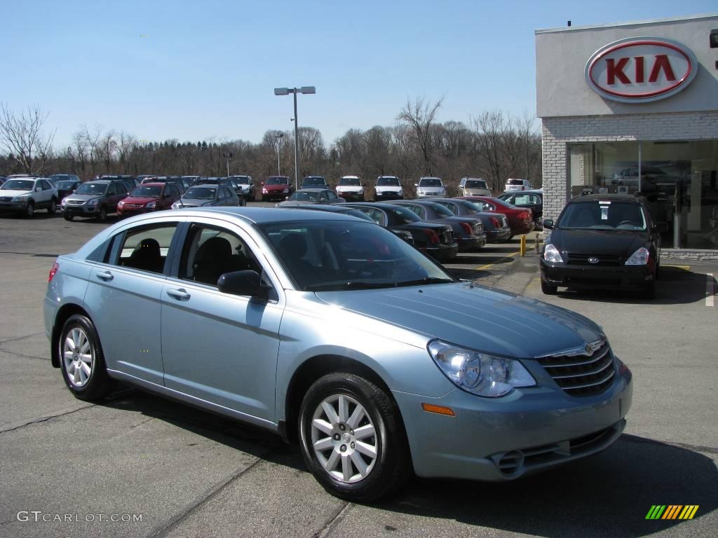 2009 Sebring LX Sedan - Clearwater Blue Pearl / Dark Slate Gray photo #1