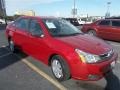 2010 Sangria Red Metallic Ford Focus S Sedan  photo #1