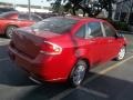 2010 Sangria Red Metallic Ford Focus S Sedan  photo #3