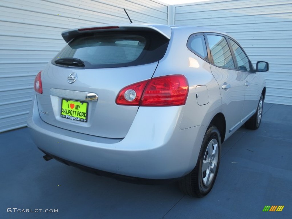 2011 Rogue S - Silver Ice Metallic / Gray photo #3