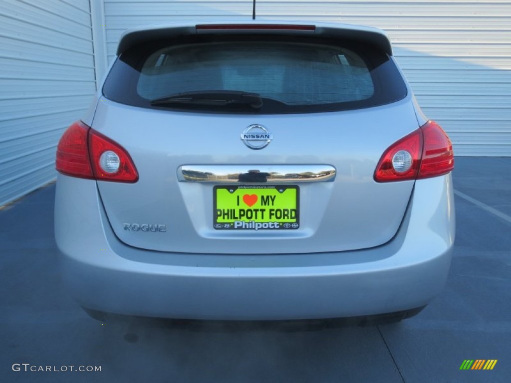 2011 Rogue S - Silver Ice Metallic / Gray photo #4