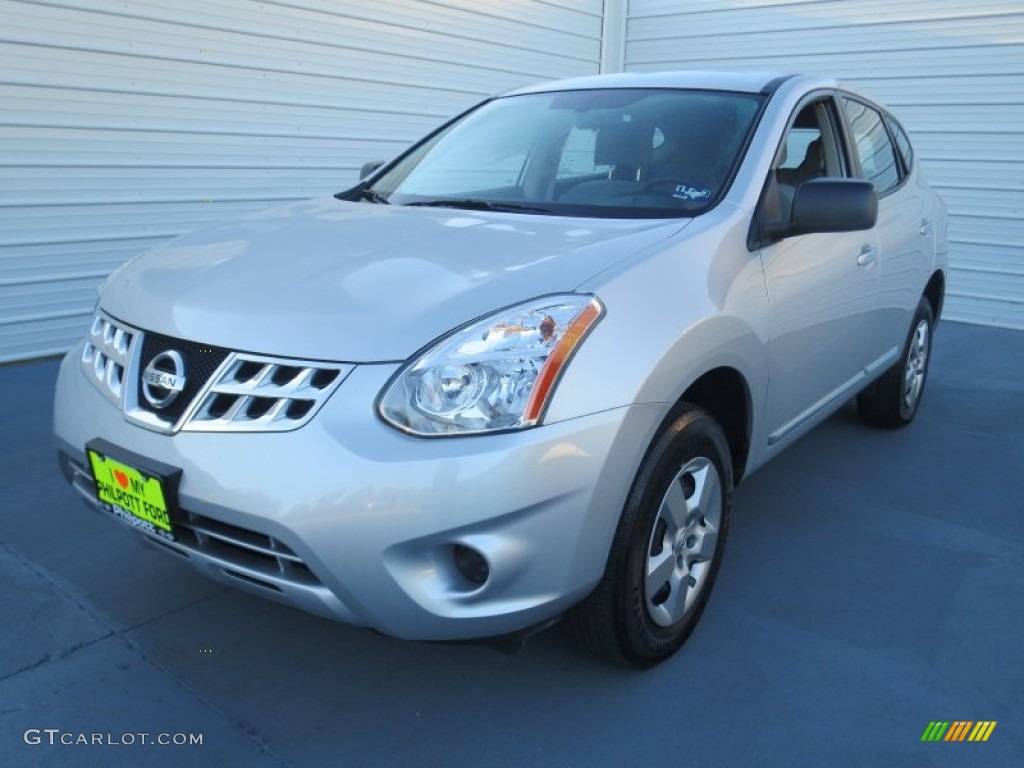 2011 Rogue S - Silver Ice Metallic / Gray photo #6