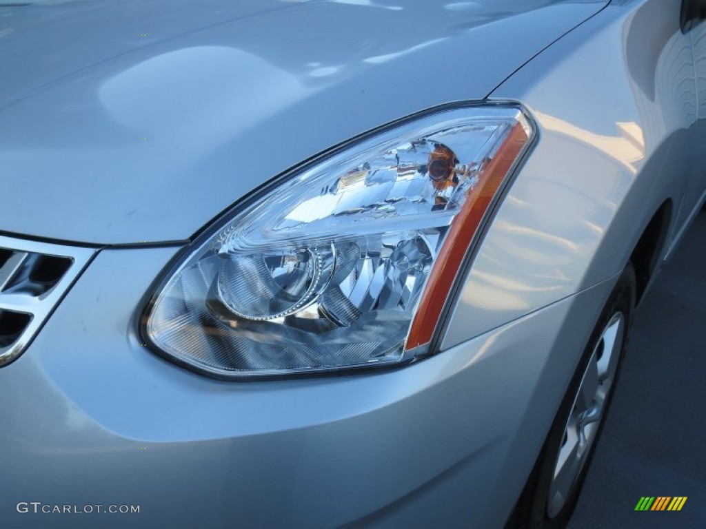 2011 Rogue S - Silver Ice Metallic / Gray photo #8