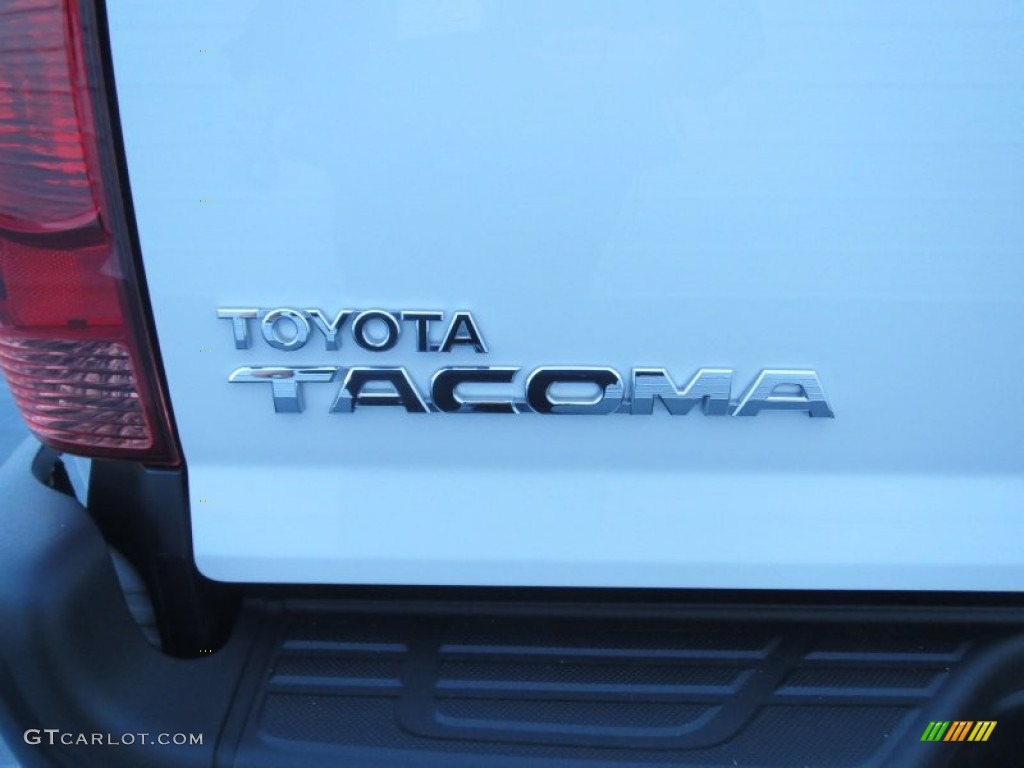 2013 Tacoma Access Cab - Super White / Graphite photo #14