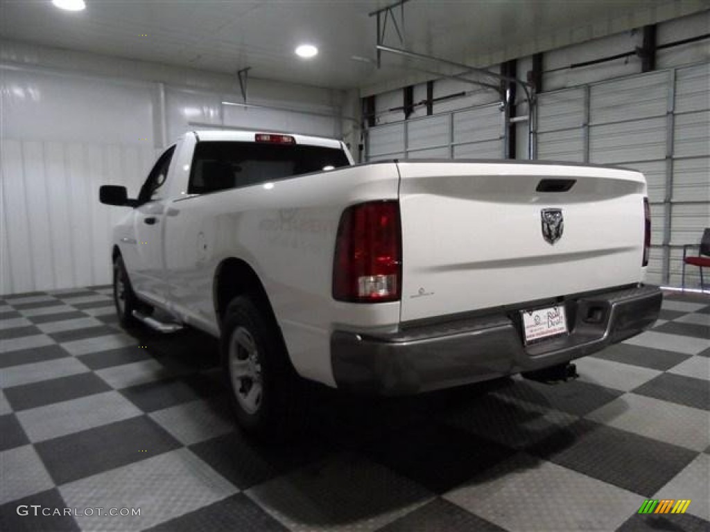 2011 Ram 1500 SLT Regular Cab - Bright White / Dark Slate Gray/Medium Graystone photo #5