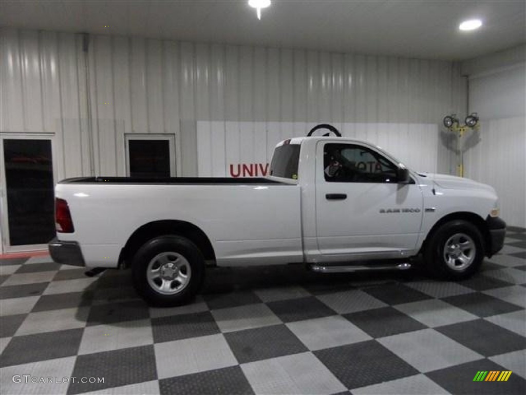 2011 Ram 1500 SLT Regular Cab - Bright White / Dark Slate Gray/Medium Graystone photo #7