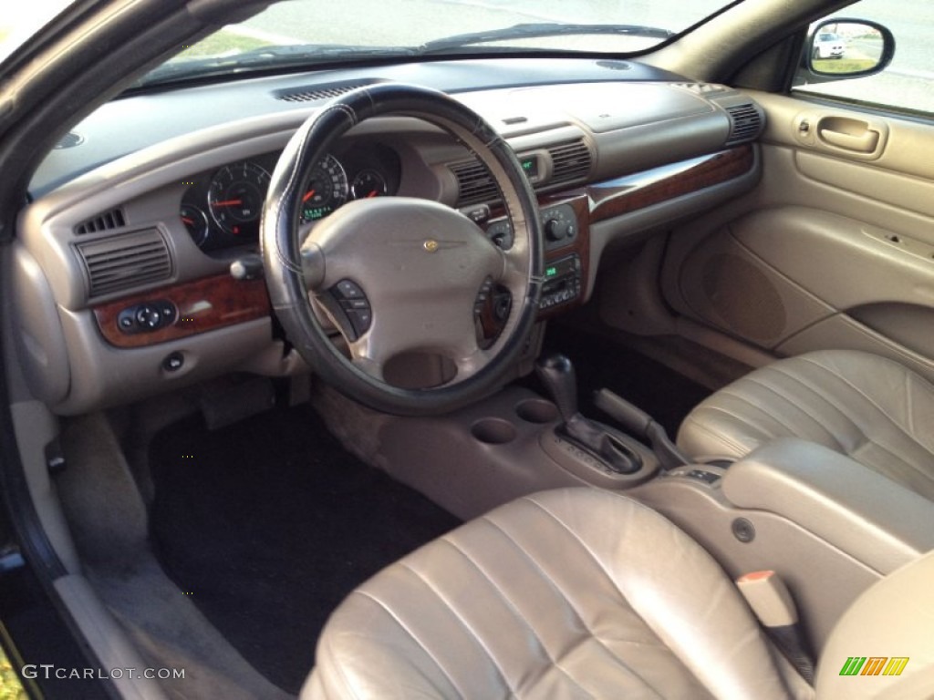 Sandstone Interior 2003 Chrysler Sebring LXi Convertible Photo #74692048
