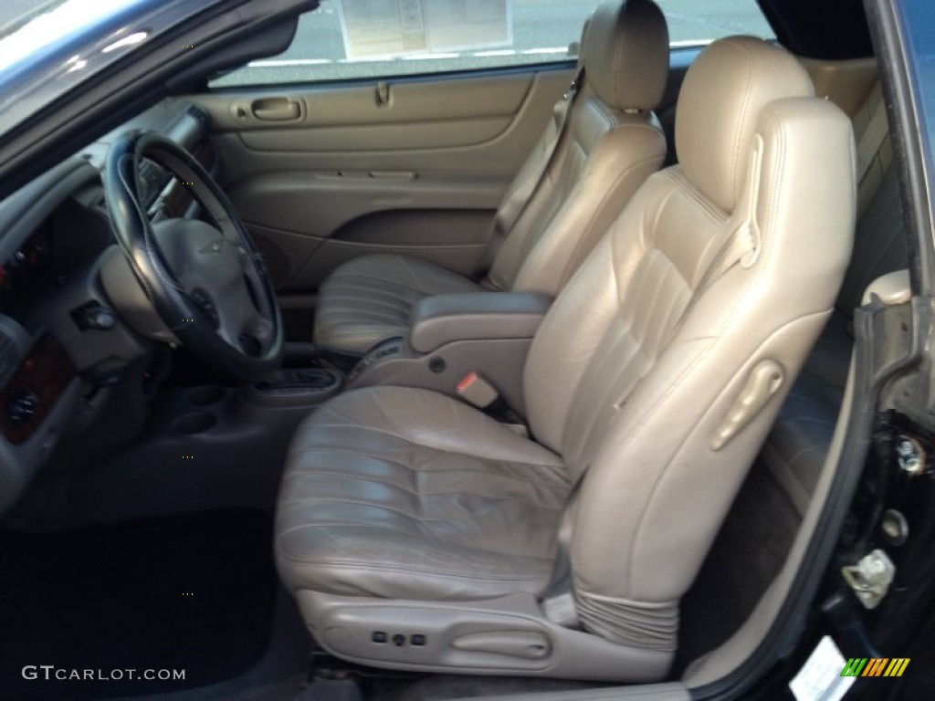 2003 Chrysler Sebring LXi Convertible Front Seat Photo #74692069