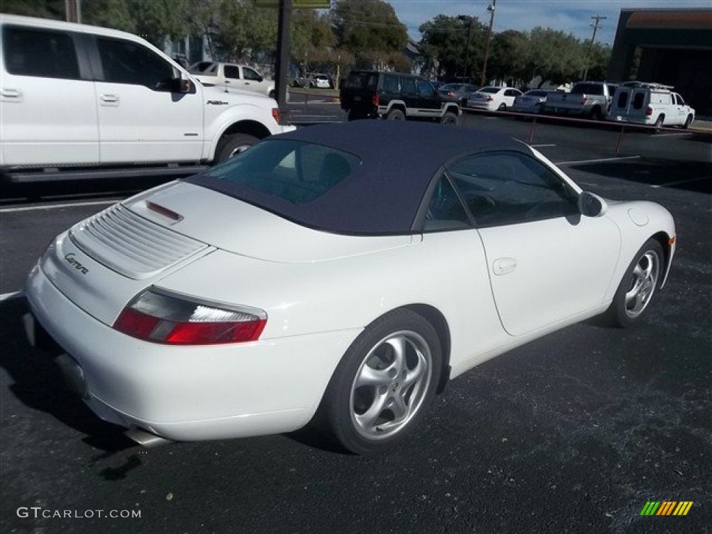 2000 911 Carrera Cabriolet - Biarritz White / Black photo #2