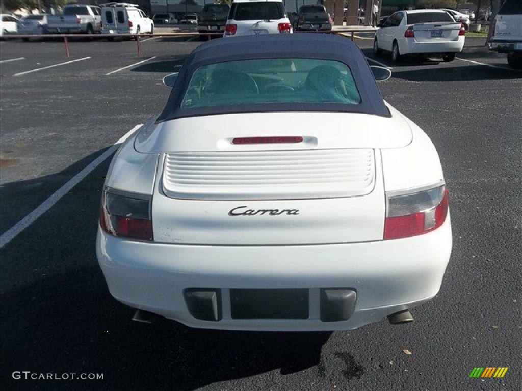 2000 911 Carrera Cabriolet - Biarritz White / Black photo #3
