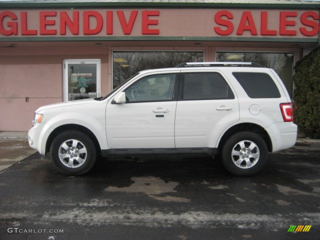 2011 Escape Limited 4WD - White Suede / Charcoal Black photo #2