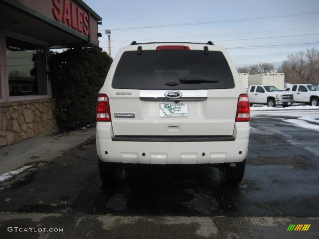 2011 Escape Limited 4WD - White Suede / Charcoal Black photo #8