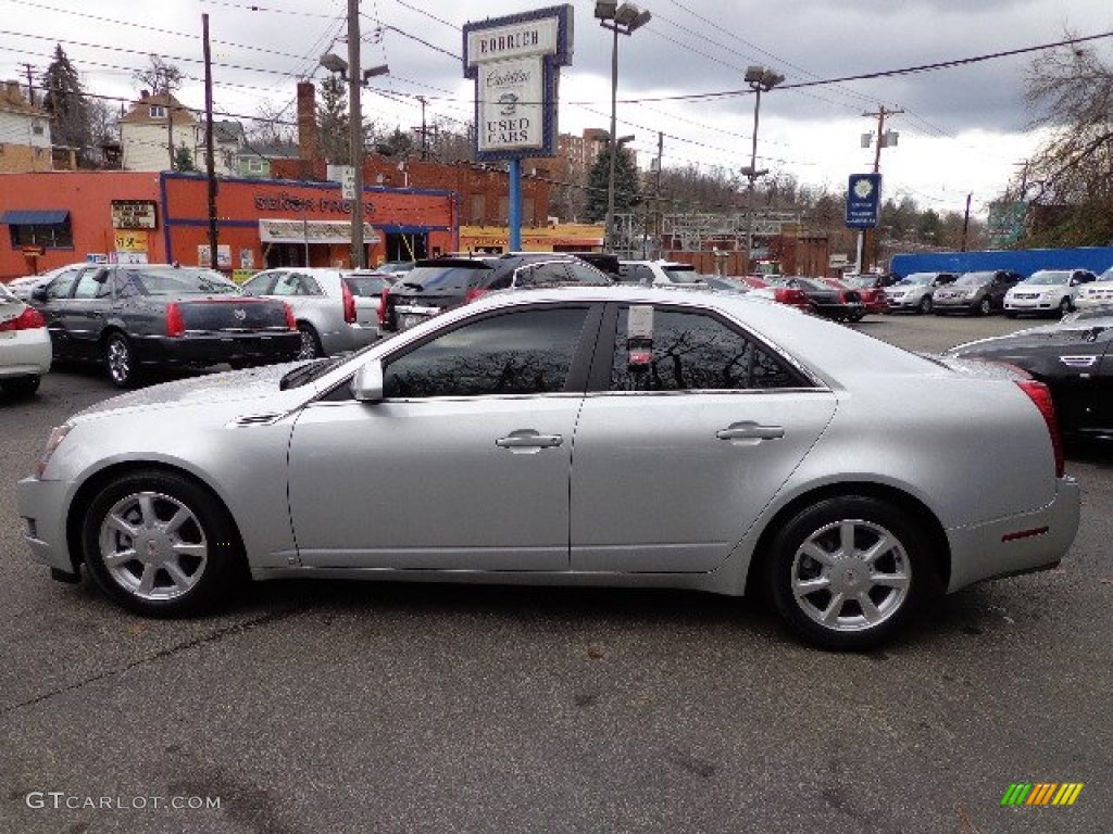 2009 CTS 4 AWD Sedan - Radiant Silver / Light Titanium/Ebony photo #2