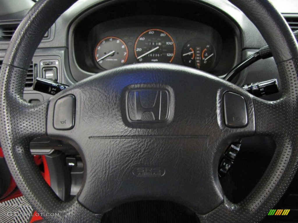 2001 CR-V LX 4WD - Milano Red / Dark Gray photo #17
