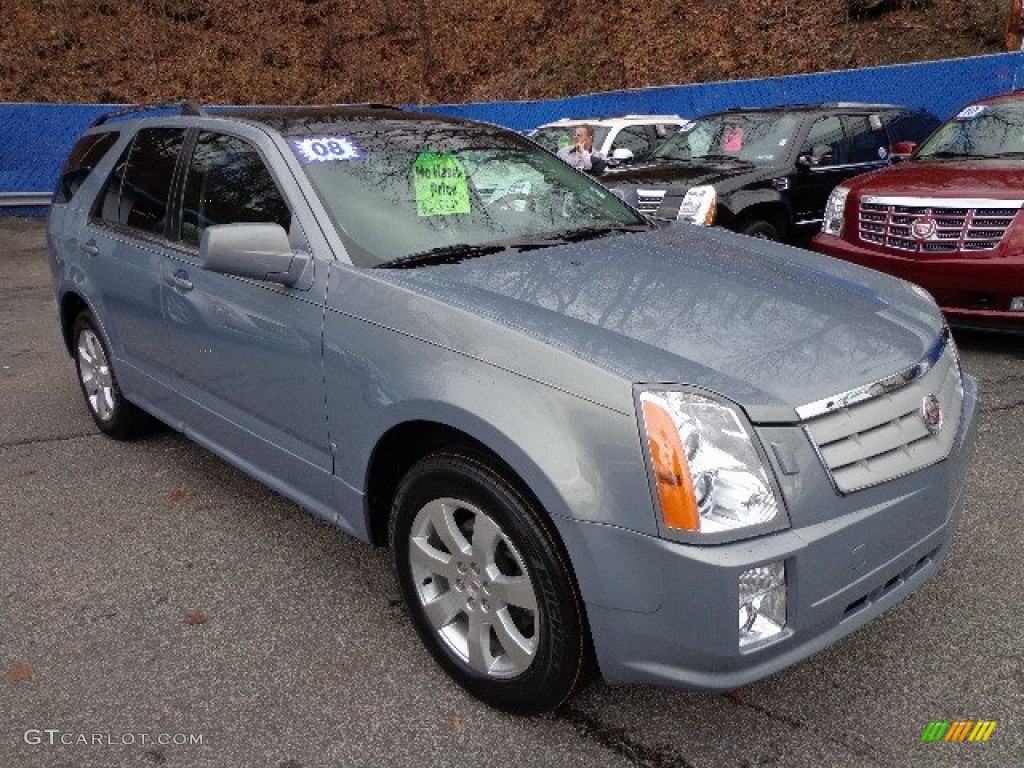 Sunset Blue 2008 Cadillac SRX 4 V8 AWD Exterior Photo #74695231