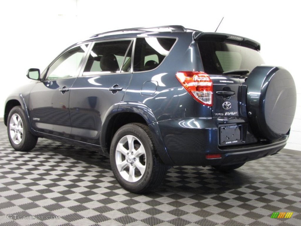 2009 RAV4 Limited V6 4WD - Elusive Blue Metallic / Dark Charcoal photo #2