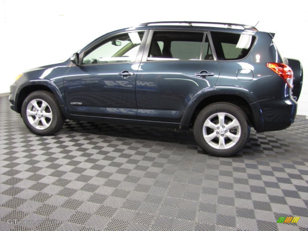 2009 RAV4 Limited V6 4WD - Elusive Blue Metallic / Dark Charcoal photo #7