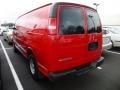2003 Victory Red Chevrolet Express 3500 Cargo Van  photo #3