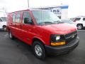 2005 Victory Red Chevrolet Express 2500 Commercial Van  photo #1