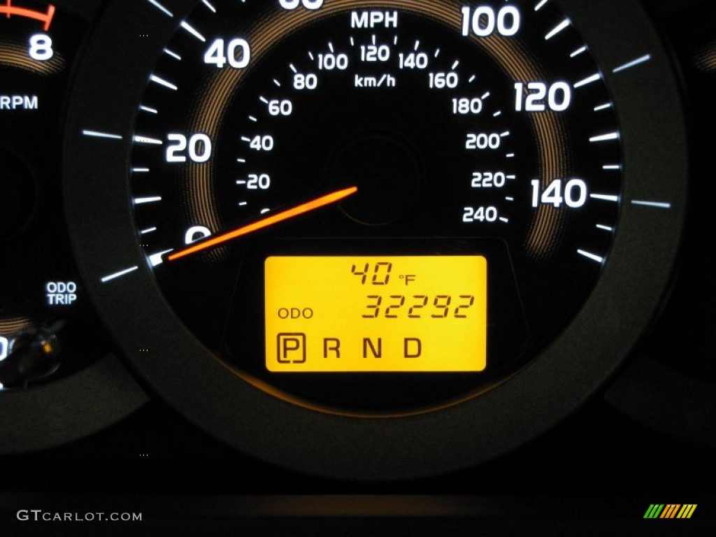 2009 RAV4 Limited V6 4WD - Elusive Blue Metallic / Dark Charcoal photo #26