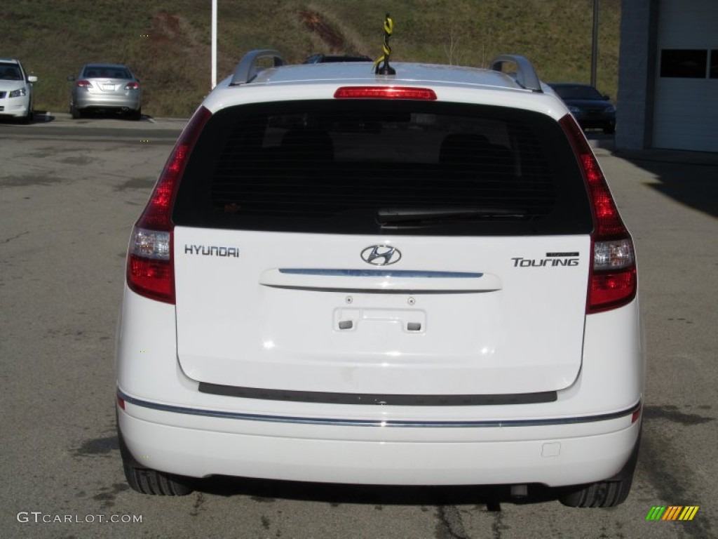2012 Elantra SE Touring - Polar White / Black photo #5