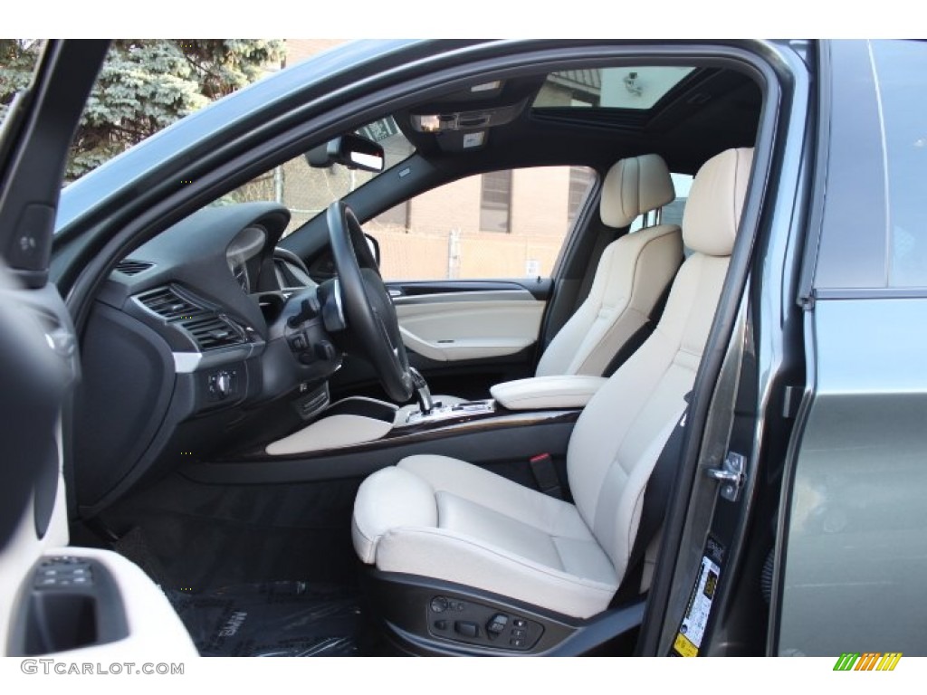Oyster Interior 2012 BMW X6 xDrive50i Photo #74697505