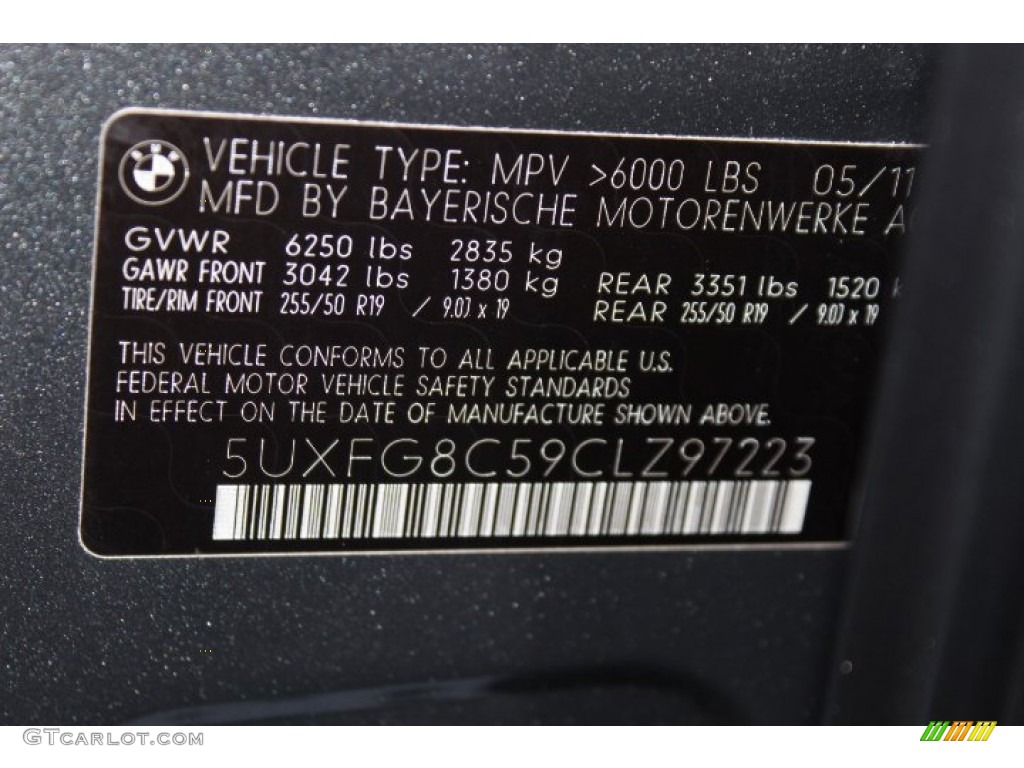 2012 X6 xDrive50i - Tasman Green Metallic / Oyster photo #33