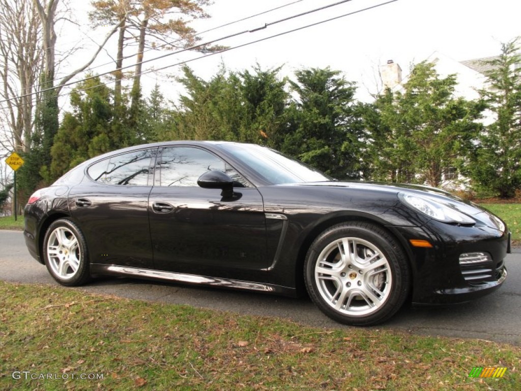 Basalt Black Metallic 2011 Porsche Panamera 4S Exterior Photo #74698108