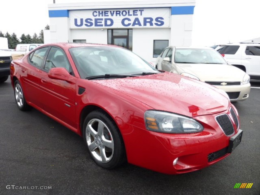 Crimson Red Pontiac Grand Prix