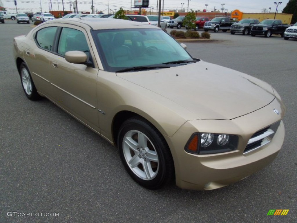 2009 Charger R/T - Light Sandstone Metallic / Dark Slate Gray photo #6