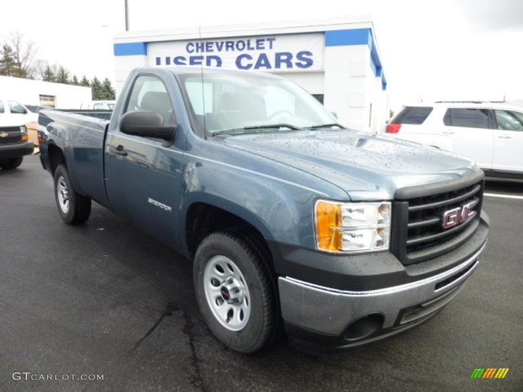 2010 Sierra 1500 Regular Cab - Stealth Gray Metallic / Dark Titanium photo #1