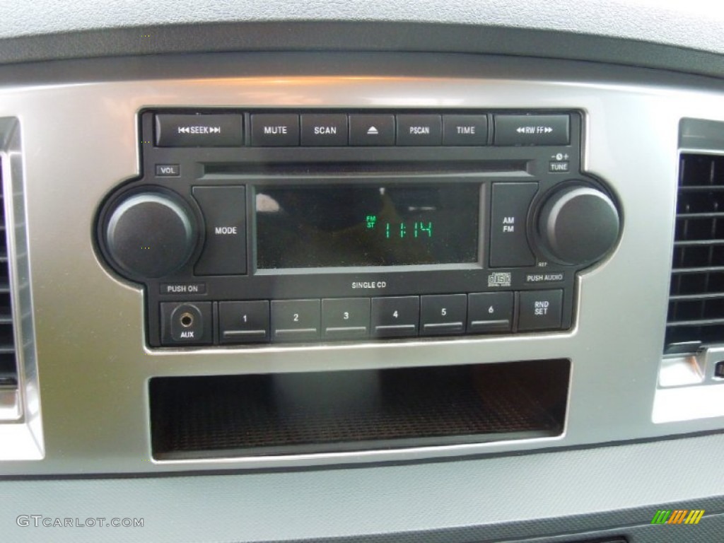 2008 Dodge Ram 3500 Big Horn Edition Quad Cab 4x4 Dually Audio System Photo #74699796