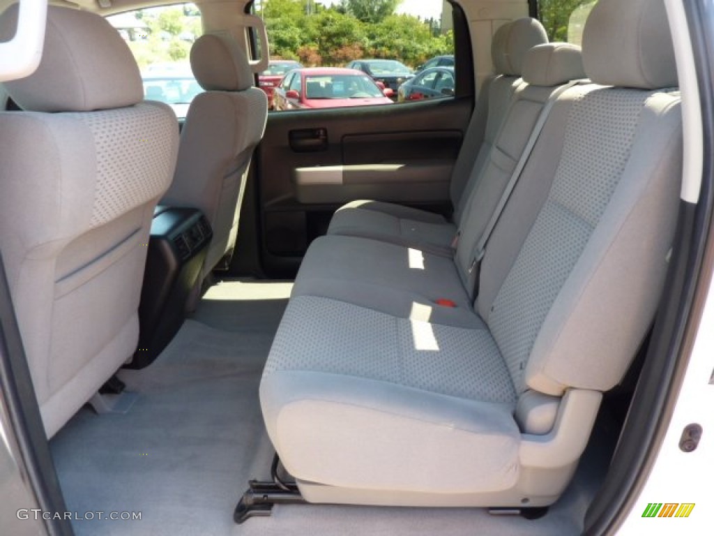 2007 Tundra SR5 CrewMax 4x4 - Super White / Graphite Gray photo #14