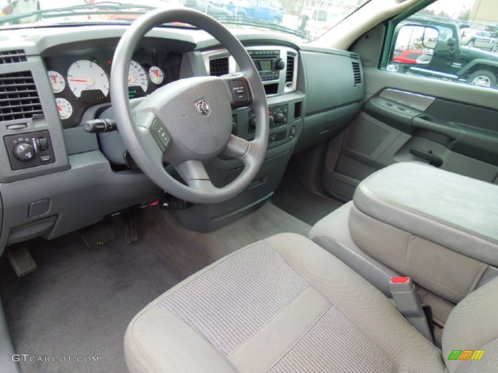 Medium Slate Gray Interior 2008 Dodge Ram 3500 Big Horn Edition Quad Cab 4x4 Dually Photo #74700048