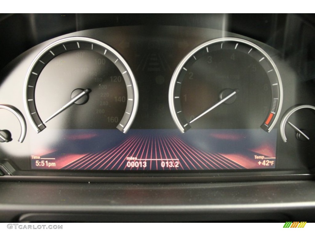 2013 BMW 5 Series 535i xDrive Sedan Gauges Photo #74700081