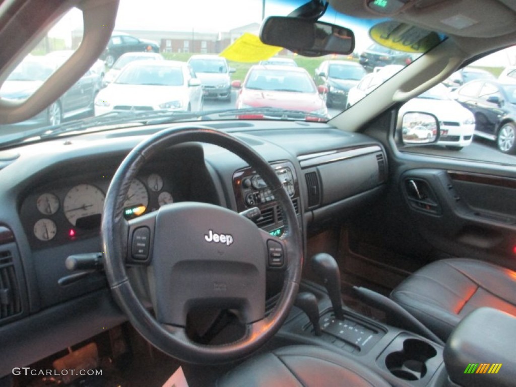 2002 Grand Cherokee Limited 4x4 - Graphite Metallic / Dark Slate Gray photo #14