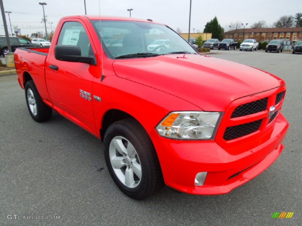 Flame Red 2013 Ram 1500 Express Regular Cab Exterior Photo #74700658
