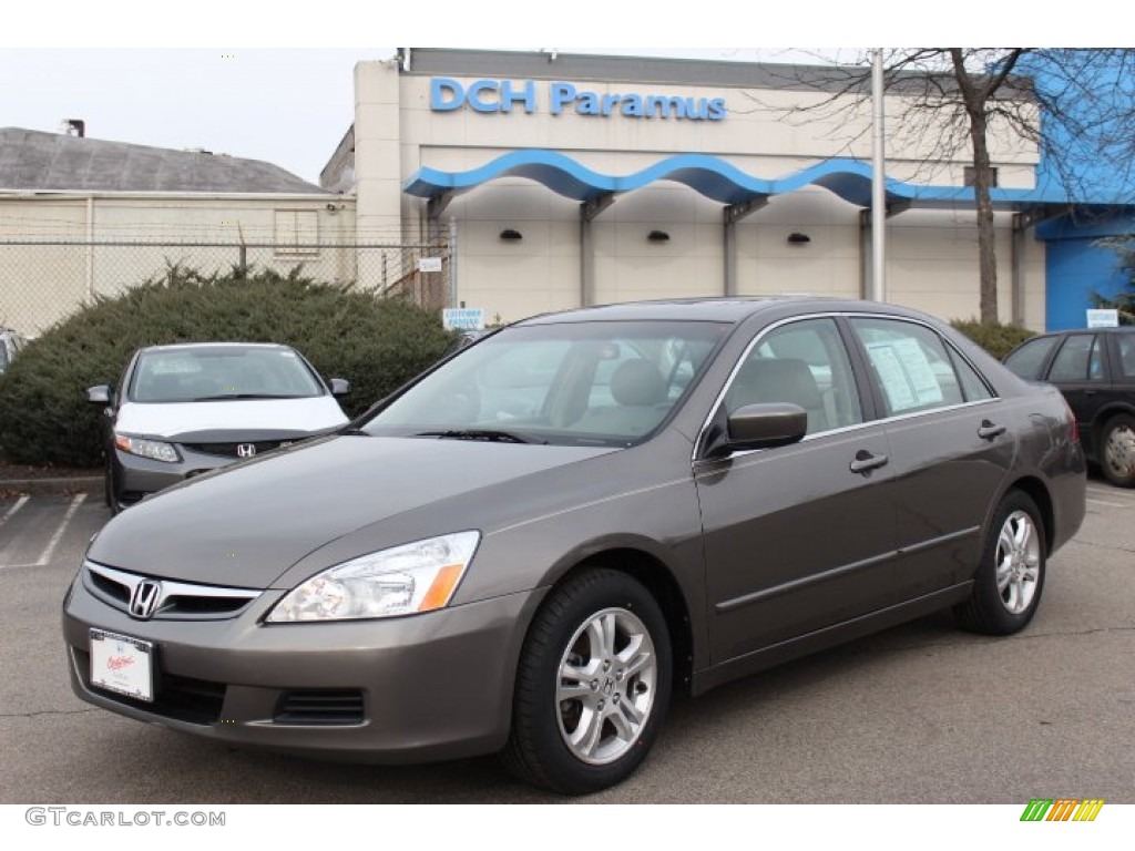 2007 Accord EX Sedan - Carbon Bronze Pearl / Ivory photo #1