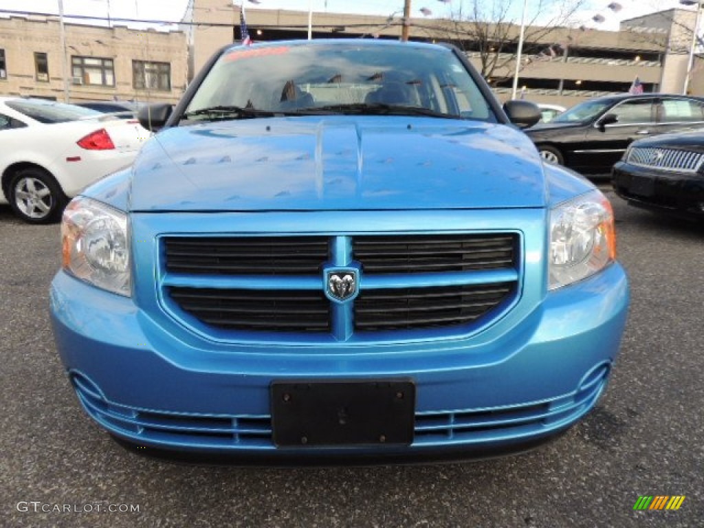 2008 Caliber SE - Surf Blue Pearl / Dark Slate Gray photo #3