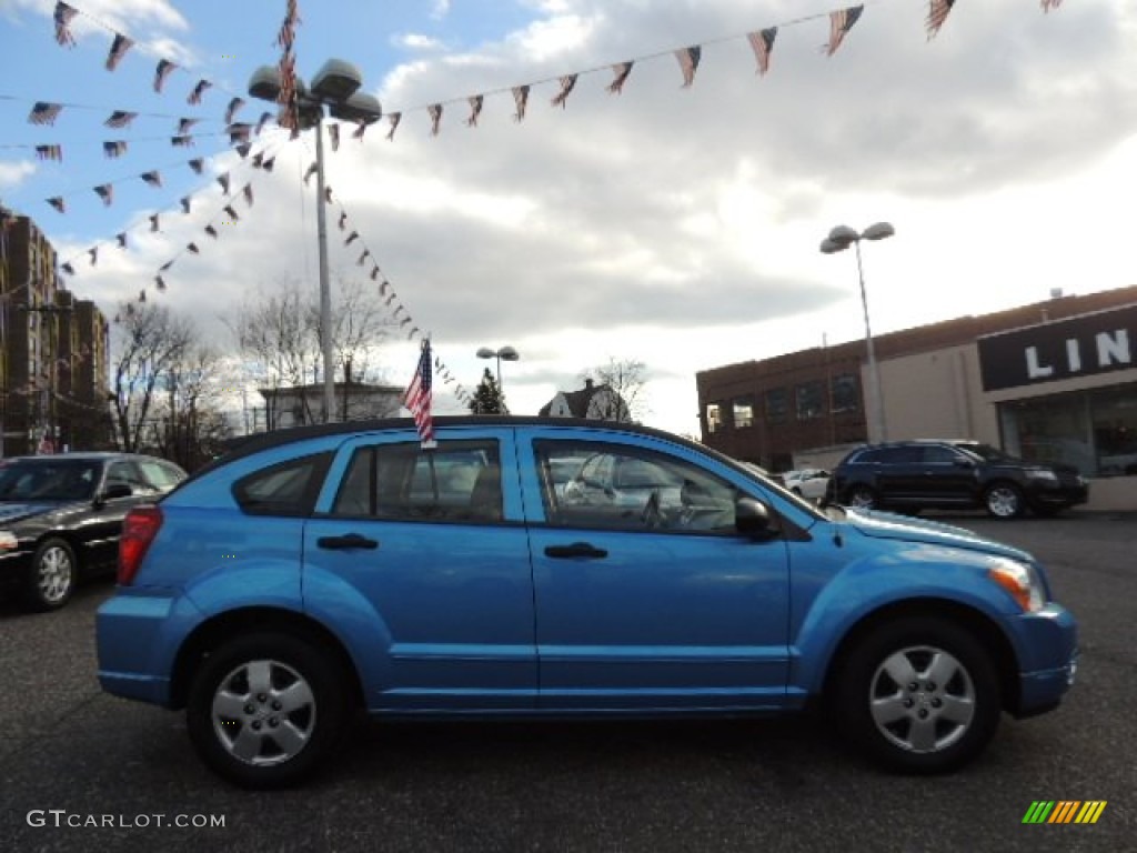 2008 Caliber SE - Surf Blue Pearl / Dark Slate Gray photo #5
