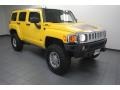 Yellow 2007 Hummer H3 Standard H3 Model Exterior