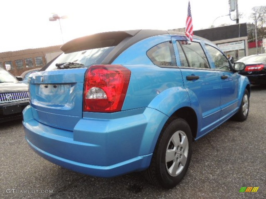 2008 Caliber SE - Surf Blue Pearl / Dark Slate Gray photo #7